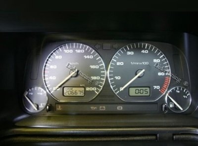 Кольца в щиток приборов Volkswagen Golf III тюнинг фото