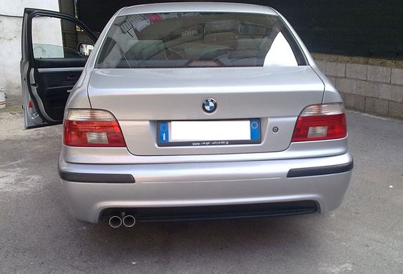 Диффузор (юбка) задний для BMW E39 M5 под один выхлоп тюнинг фото