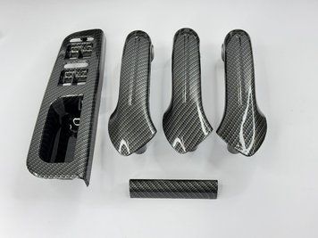 Внутрішні ручки дверей + накладка склопідіймача VW Bora / Golf 4 / Jetta 4 тюнінг фото