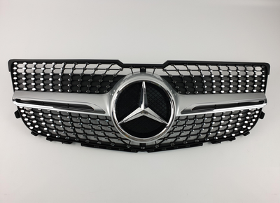 Решетка радиатора Mercedes X204 стиль Diamond Silver (12-15 г.в.) тюнинг фото