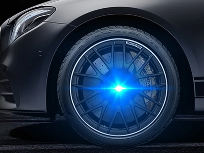 Подсветка на колеса с эмблемой Honda (69 мм) тюнинг фото
