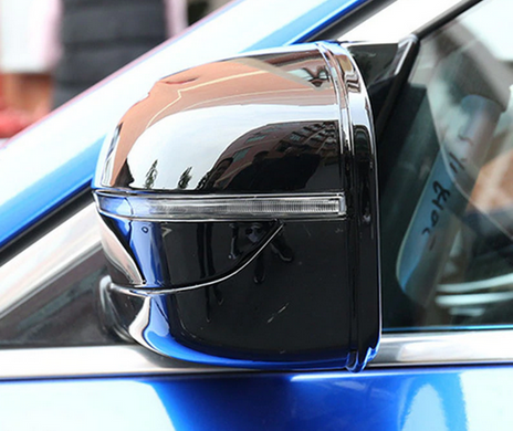 Накладки на зеркала BMW G20 / G30 / G32 / G11 / G12 М стиль черный глянец тюнинг фото