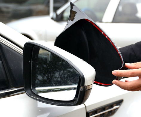 Накладки на зеркала Toyota Corolla 9 черный глянец (13-18 г.в.) тюнинг фото