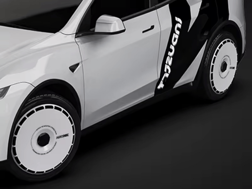 Комплект колпаков колес, полные крышки обода Tesla Model Y черные 19-дюймовые тюнинг фото