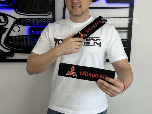 Накладки (чехлы) для ремня безопасности Mitsubishi тюнинг фото