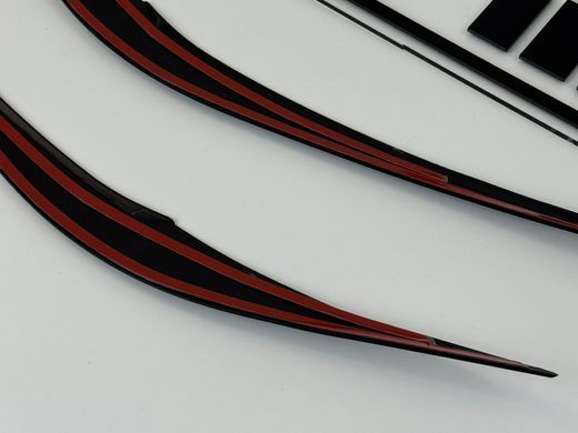 Накладки на фары, реснички BMW M2 F87 / F22 / F23 черный глянец (ABS-пластик) тюнинг фото