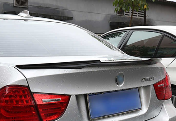 Спойлер BMW 3 E90 стиль M4 черный глянцевый ABS-пластик тюнинг фото