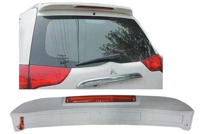 Спойлер багажника Mitsubishi Pajero Sport II со стопом (08-15 г.в.) тюнинг фото
