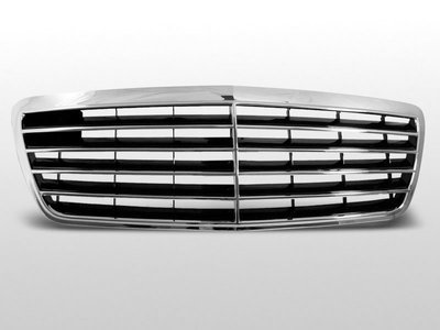 Решетка радиатора на Мерседес 210 тюнинг фото