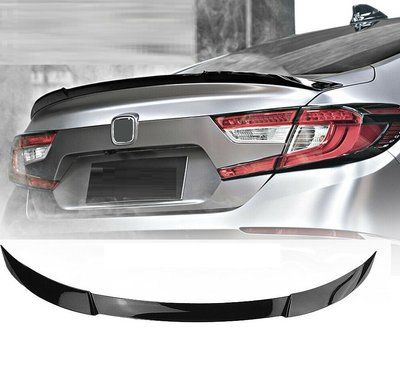 Спойлер Honda Accord 10 стиль V черный глянцевый (ABS-пластик) тюнинг фото