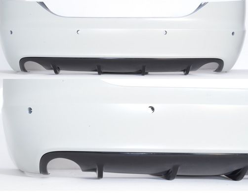Накладка на задний бампер Ауди А6 С6 RS6 седан (04-08 г.в.) тюнинг фото