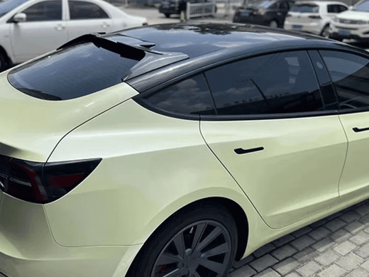 Спойлер на заднє скло TESLA MODEL Y ABS чорний глянець тюнінг фото