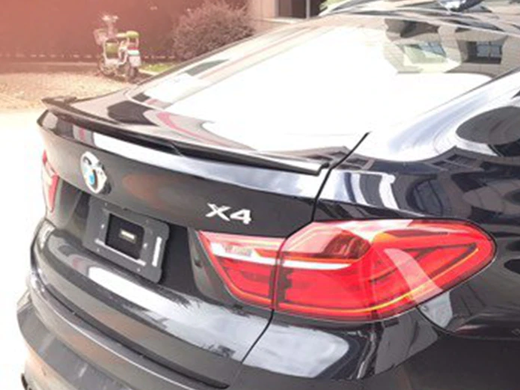 Спойлер на BMW X4 F26 чорний глянсовий ABS-пластик тюнінг фото