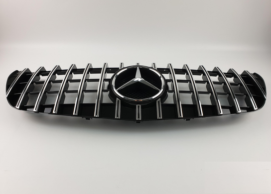 Решітка радіатора Mercedes Vito W447 стиль GT Chrome Black (14-19 р.в.) тюнінг фото