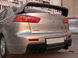 Накладка на задний бампер Mitsubishi Lancer X тюнинг фото