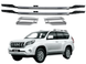 Рейлинги на крышу Toyota Land CRUISER PRADO 150 (2010-2023) хром тюнинг фото