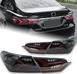 Оптика задняя, фонари на Toyota Camry 70 Full Led дымчатые тюнинг фото