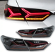 Оптика задняя, фонари на Toyota Camry 70 Full Led дымчатые тюнинг фото