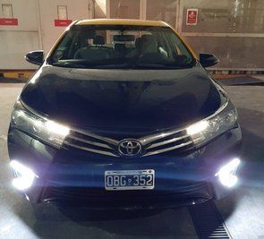 Рамки противотуманные Toyota Corolla с DRL (13-15 г.в.) тюнинг фото