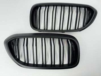 Решетка радиатора (ноздри) BMW G30 / G31 стиль M черная матовая (17-20 г.в.) тюнинг фото