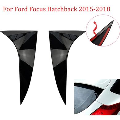 Бічні спойлера на заднє скло Ford Focus хетчбек (15-18 р.в.) тюнінг фото