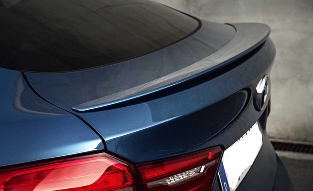 Спойлер на BMW X6 F16 M-Performance чорний глянсовий (ABS-пластик) тюнінг фото