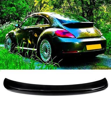 Cпойлер багажника Volkswagen Beetle чорний глянець (12-18 р.в.) тюнінг фото