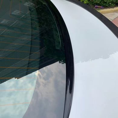 Спойлер под заднее стекло Tesla Model 3 черный глянцевый ABS-пластик (2023+) тюнинг фото