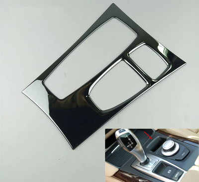 Накладка центральной панели салона BMW X5 E70 / X6 E71 черная (06-10 г.в.) тюнинг фото