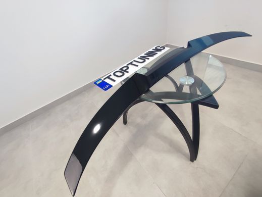 Спойлер BMW G30 стиль М4 чорний глянсовий (ABS-пластик) тюнінг фото