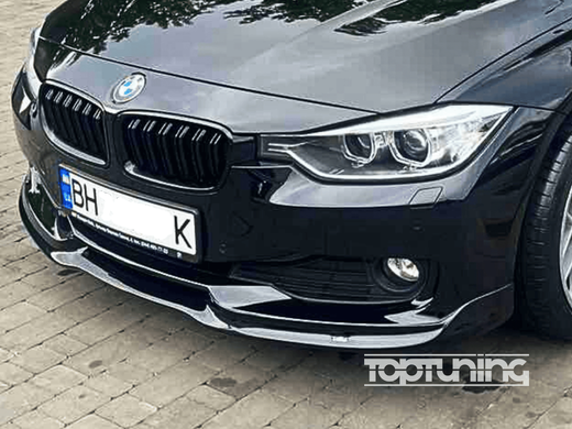 Накладка на передній бампер BMW F30 стиль SCHNITZER (11-15 р.в.) тюнінг фото