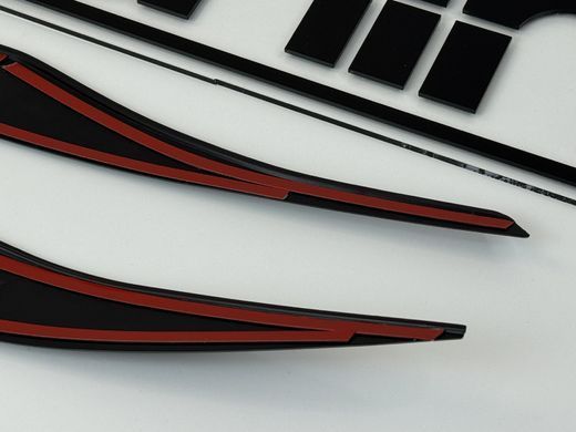 Вії на BMW 3 E90/E91 чорний глянець ABS-пластик тюнінг фото