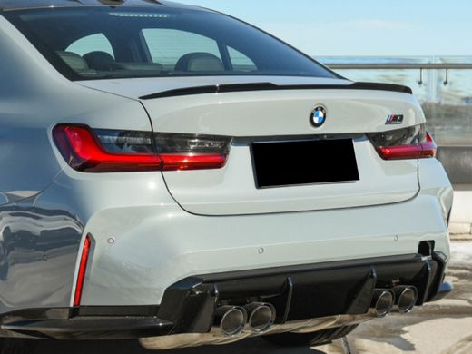 Спойлер багажника BMW X6 G06 стиль М4 черный глянцевый ABS-пластик тюнинг фото