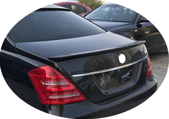 Спойлер багажника Mercedes W221 (ABS-пластик) тюнінг фото