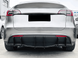 Накладка заднего бампера Tesla Model Y черный глянец (2018-2025) тюнинг фото