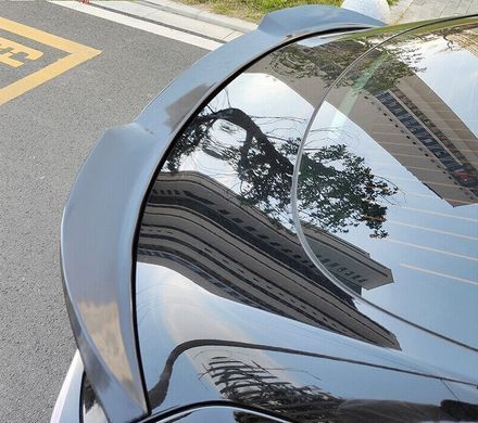 Спойлер Tesla Model 3 стиль М4 Large черный глянцевый ABS-пластик (2023+ г.в.) тюнинг фото