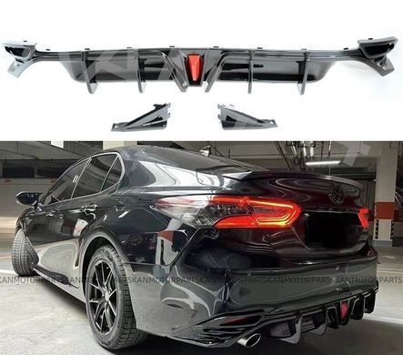 Накладка заднього бампера Toyota Camry 70 LE XLE стиль GR тюнінг фото