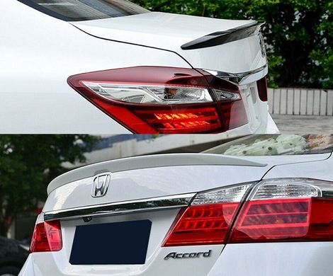 Спойлер (лип-спойлер) багажника Honda Accord 9  тюнинг фото