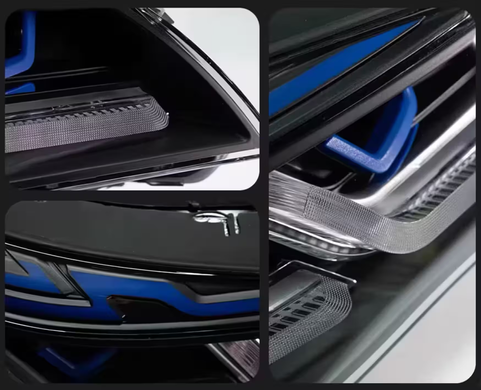 Оптика передня, світлодіодні фари на BMW E60 рестайл тюнінг фото