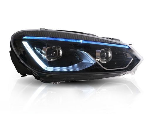 Оптика передняя, фары на Volkswagen Golf 6 Full Led тюнинг фото
