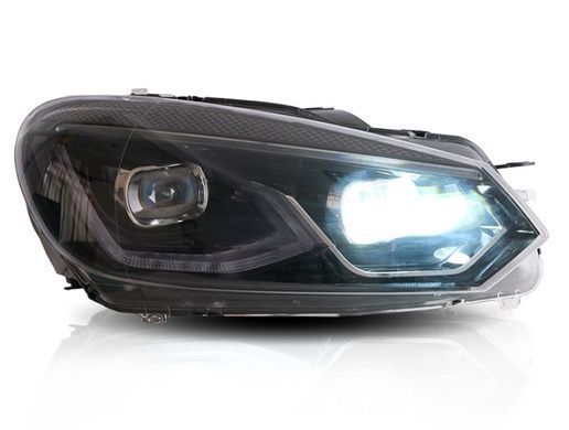 Оптика передняя, фары на Volkswagen Golf 6 Full Led тюнинг фото