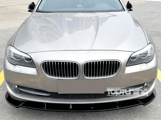 Накладка переднього бампера БМВ F10 (2011-2014р.в.) ABS-пластик тюнінг фото
