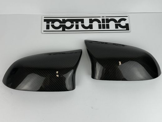 Карбонові накладки на дзеркала BMW X3 F25 / X4 F26 / X5 F15 / X6 F16 тюнінг фото