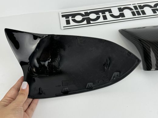 Карбонові накладки на дзеркала BMW X3 F25 / X4 F26 / X5 F15 / X6 F16 тюнінг фото