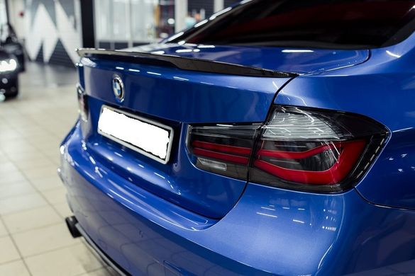 Оптика задня, ліхтарі BMW F30 в стилі LCI димчасті (11-18 р.в.) тюнінг фото