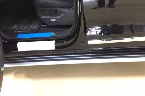 Пороги, подножки боковые Volkswagen Touareg 3 (2018-...) тюнинг фото