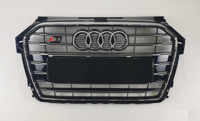 Решетка радиатора Audi A1 стиль S1 (14-18 г.в.) тюнинг фото