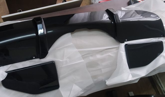 Накладка заднего бампера BMW X5 F15 М-пакет (окрашеный ABS-пластик) тюнинг фото