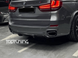 Накладка заднего бампера BMW X5 F15 М-пакет (окрашеный ABS-пластик) тюнинг фото