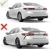 Накладка заднього бампера Toyota Camry 70 LE XLE стиль GR тюнінг фото
